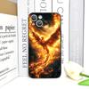 Роскошный чехол для телефона с узором «Перо Феникса и Пламя» для iPhone 17 16 12 11 14 Plus 13 14 15 Pro Max 12 13 Mini X XS MAX XR Мягкий чехол