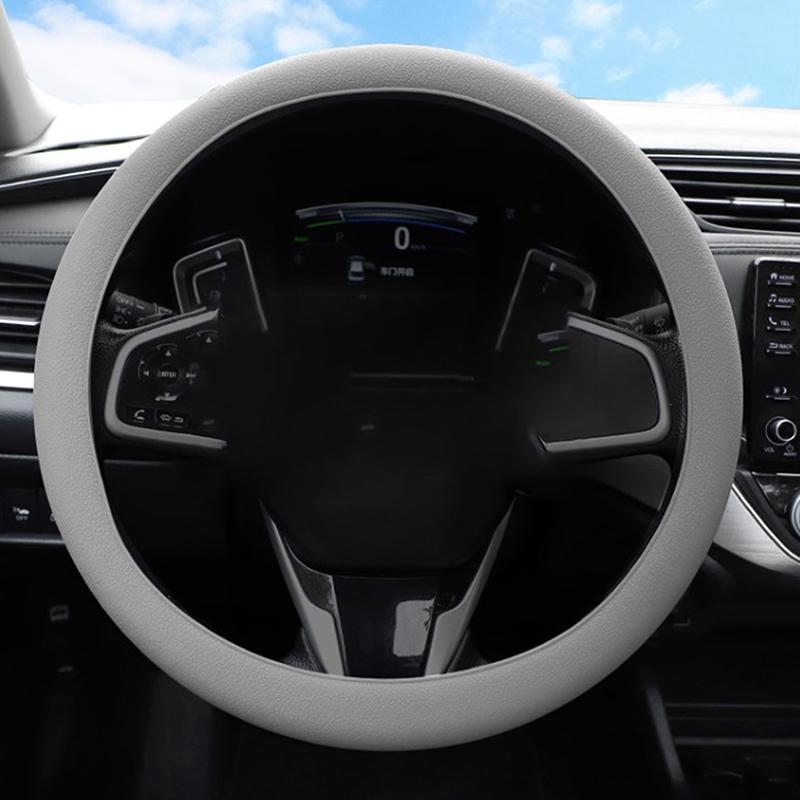 Автомобильный универсальный силиконовый чехол на руль, эластичный чехол для перчаток, текстура, мягкий, многоцветный, автоукрашение, аксессуары для поделок