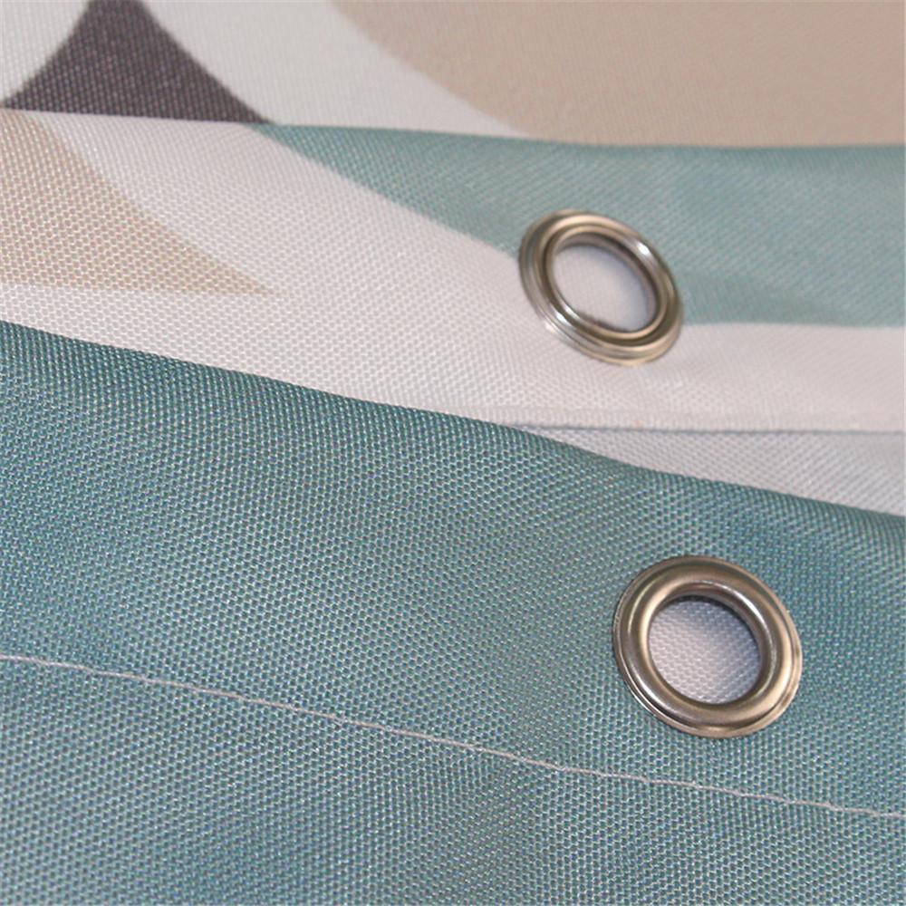 Large Wide Bathroom Shower Curtain Waterproof Bathroom Curtains Polyester Bath Curtain Bathtub Bathing Cover With 12 Hooks
