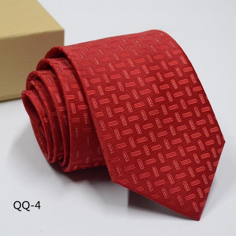 Мужское Платье Деловой Повседневный Профессиональный Жених Свадьба Лучший Муж С Полосатым Жаккардом Изысканный Джентльмен Мужской Премиальный Галстук