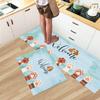Fashion Simple Nordic Soft Kitchen Rug Anti-Fatigue Kitchen Rug Waterproof Non-Slip Rugs Set Runner Rug Bedside Rug Absorbent Carpet For Kitchen