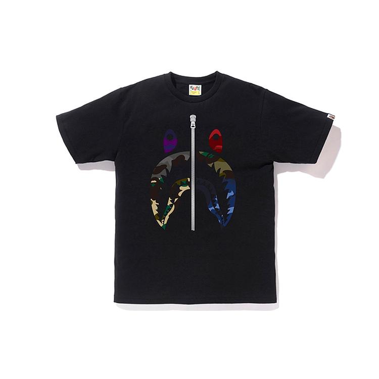 Футболка Bape Mix Camo Shark 1F30-110-043-