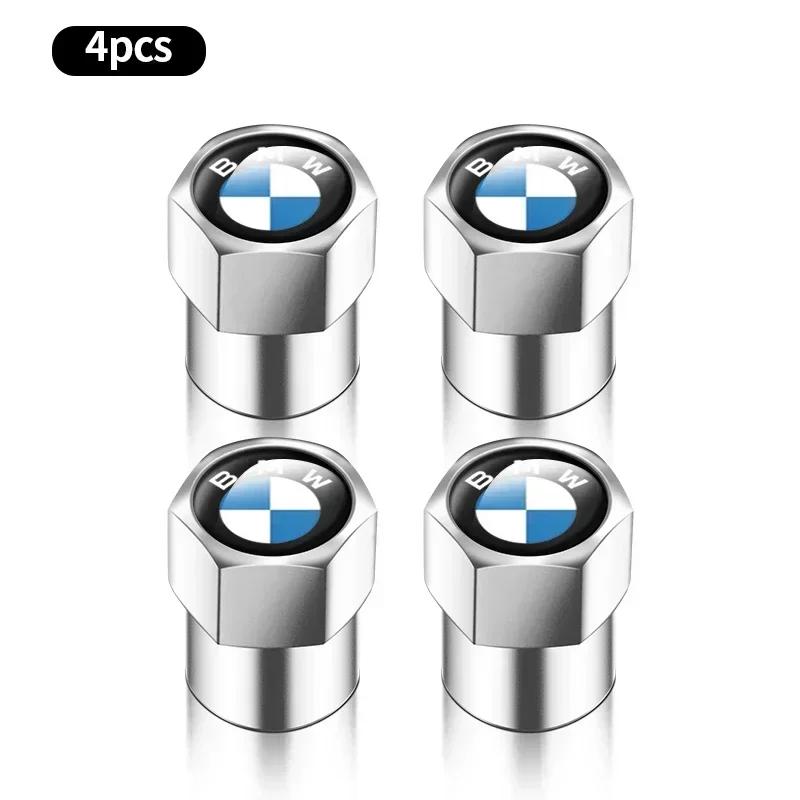 4Pcs Tire Valve Caps Aluminium Alloy Tire Valve Stem Caps Dust Proof Covers For BMW E36 E46 E53 E90 E60 E61 E93 E87 X1 X3 X5 X6