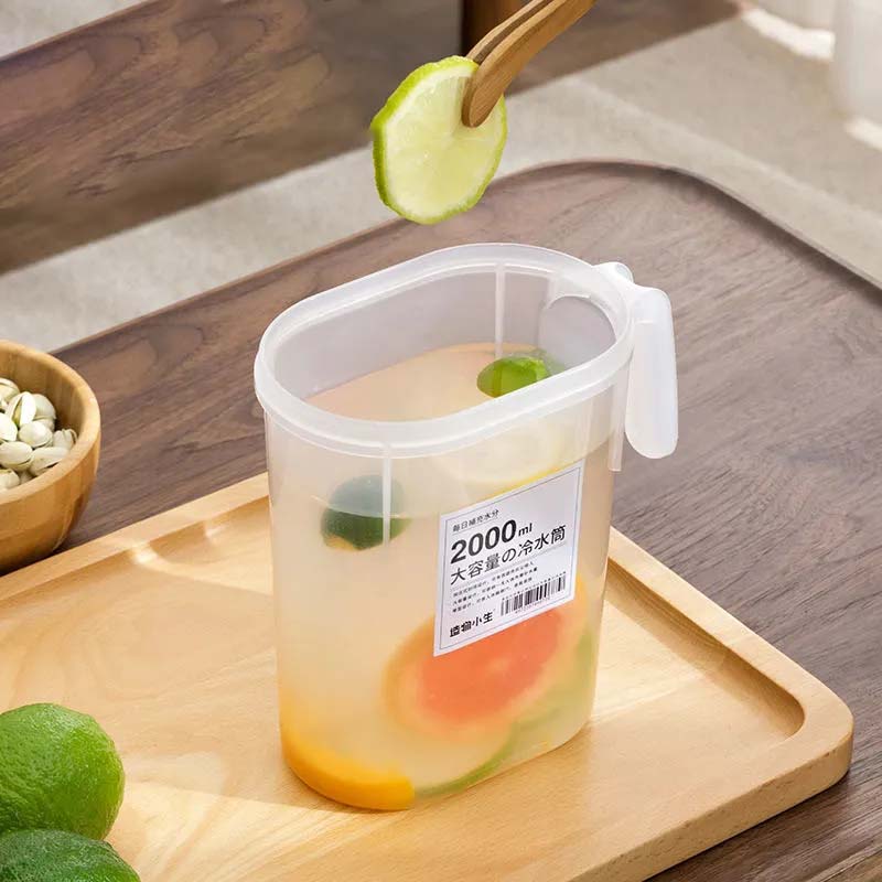 Cool Water Kettle Large-capacity Refrigerator Household Water Pot Anti-fall High Temperature Resistant Teapot Juice Drink Lemon Fruit Cup Pitcher Jug