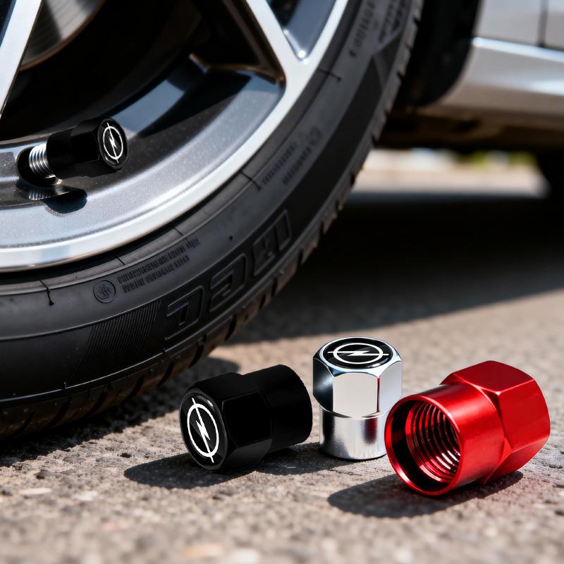 4Pcs Car Aluminium Alloy Tire Cap Valve Cover Accessories For Opel Astra j g Insignia Corsa d Vectra c Zafira a Auto Gadgets
