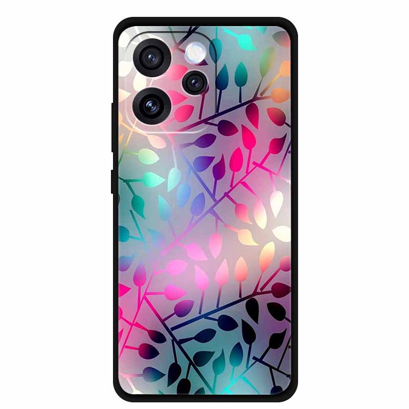 Чехол для телефона Oppo Reno15 Мягкий силиконовый чехол из ТПУ для OPPO PLW110 6,32" Черный чехол для Oppo Reno 15 5G Модный крутой корпус