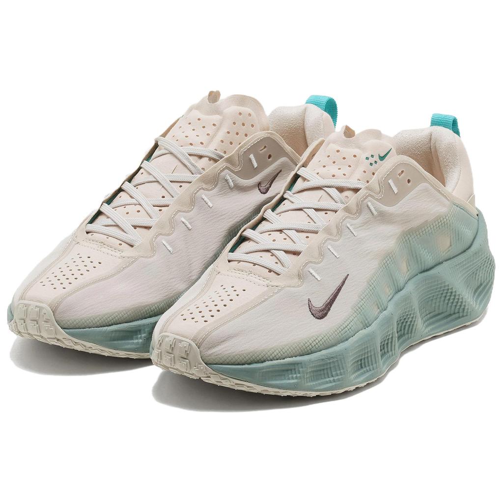 Nike Ава Ровер Устойчивые к истиранию Низкие кроссовки с подошвой ReactX Повседневные Городские Для бега Мужские Бежево-голубые DX4215-100