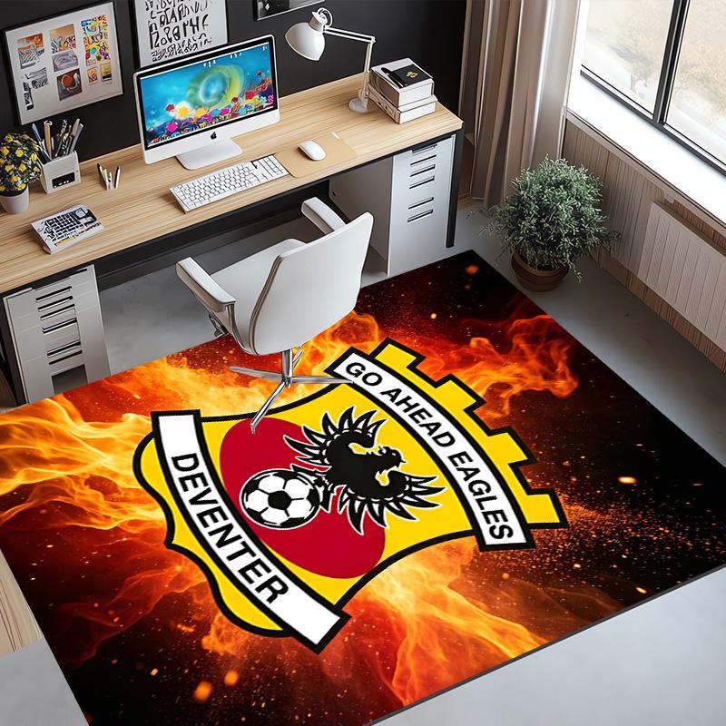 Go Ahead Eagles Pattern Rug, Indoor/Outdoor Mat, for Picnic, Gameroom, Bedroom, Office, Living Room, Home Decor Carpet, Birthday Gift