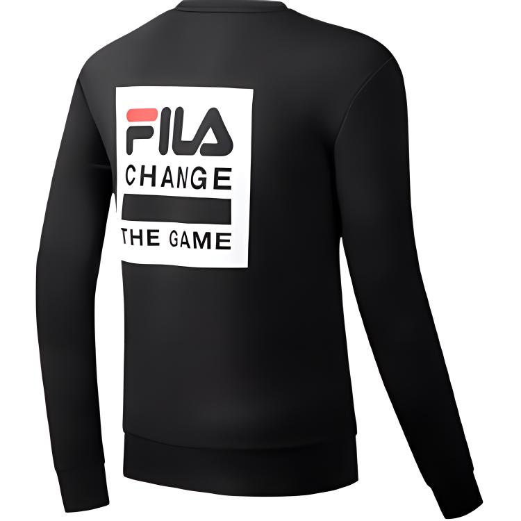 New FILA Athletics Sweatshirts Men's Black A11M011237GBK