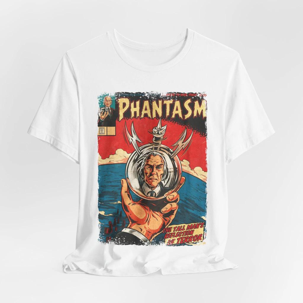 Phantasm Movie TShirt Vintage Horror Graphic Tee Summer Unisexs And Unisexs Loose And Breathable TShirt Top