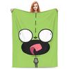 Плед Invader Zim Gir Фланелевый Текстильный Декор Многофункциональный Ультрамягкий Плед для Постельного Белья Дивана Одеяло