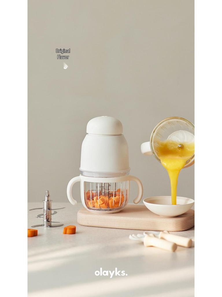 Мгновенный прибор для приготовления детского питания Olayks: Многофункциональный блендер и измельчитель для пюре, каш и фарша