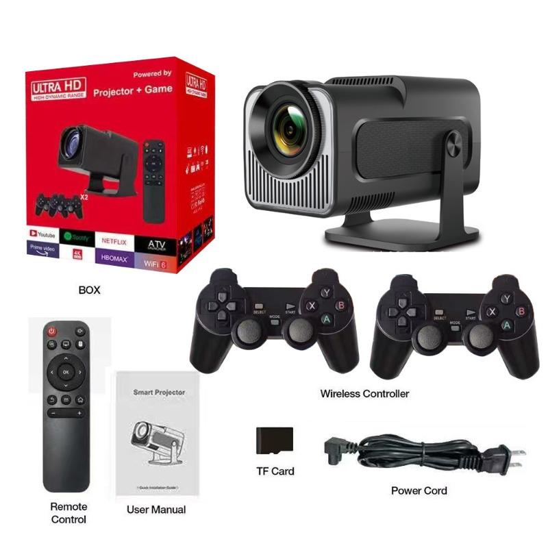 Игровой проектор Hy300/p30/hy320/s40 4K Android 13 HD Игровая консоль