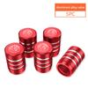 5Pcs Car Tire Valve Caps Auto Tyre Air Stem Dust Cover for Car Styling For Alfa Romeo Giulietta Giulia GT Mito Brera F1 Stelvio ert853