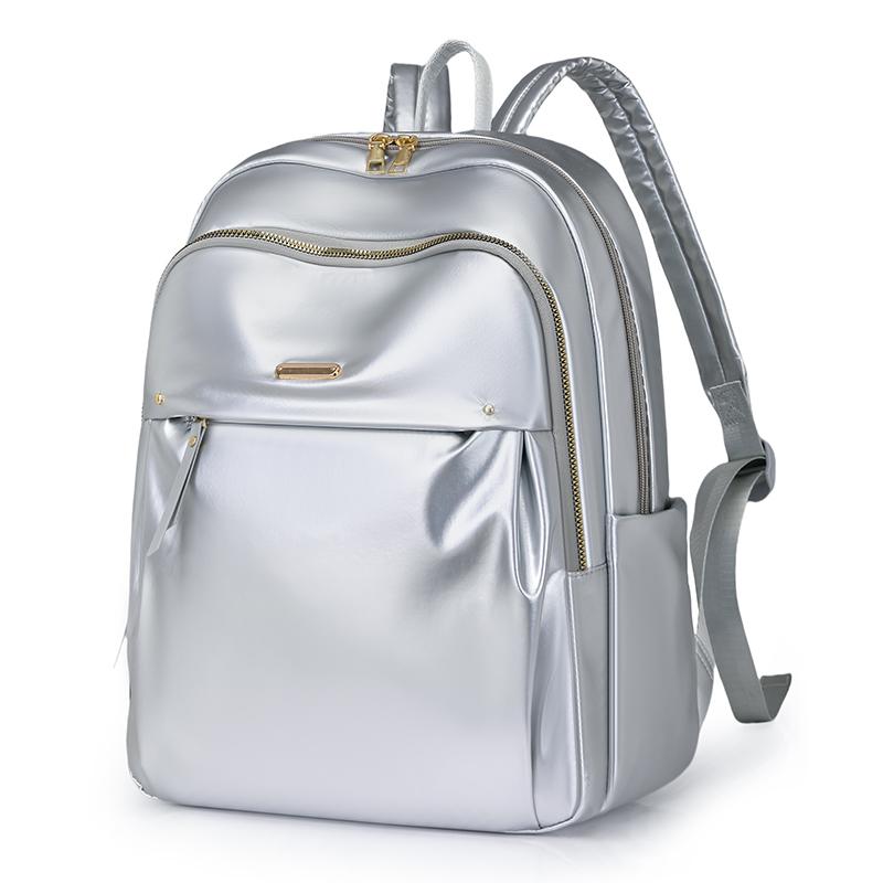 Рюкзак мужской и женский легкий рюкзак для путешествий большой емкости ПУ школьный рюкзак