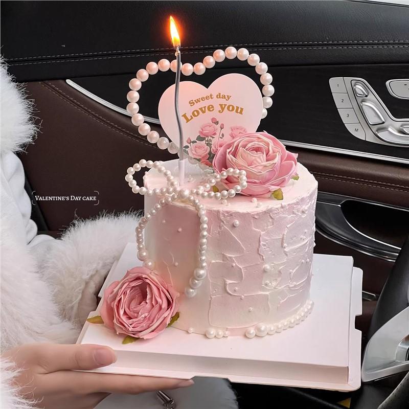 5/10Pcs Pearl Bow Cake Decoration, Suitable For Single Party, Birthday, Baptism, Wedding, Princess Themed Party Decoration