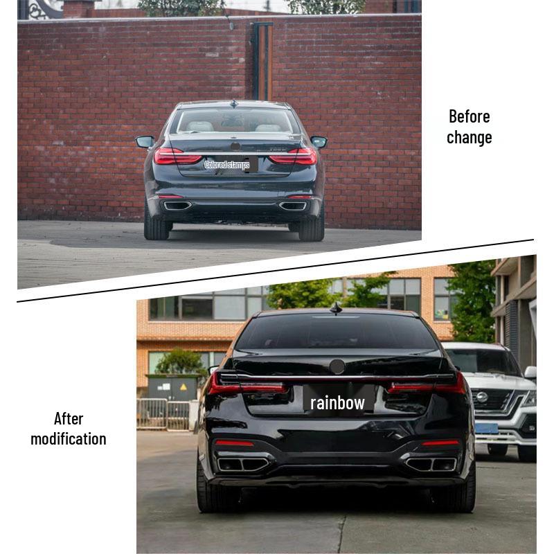 BMW 7 Series G12 Body Kit: Front Bumper, Headlights, Taillights for Old to New Model Transition