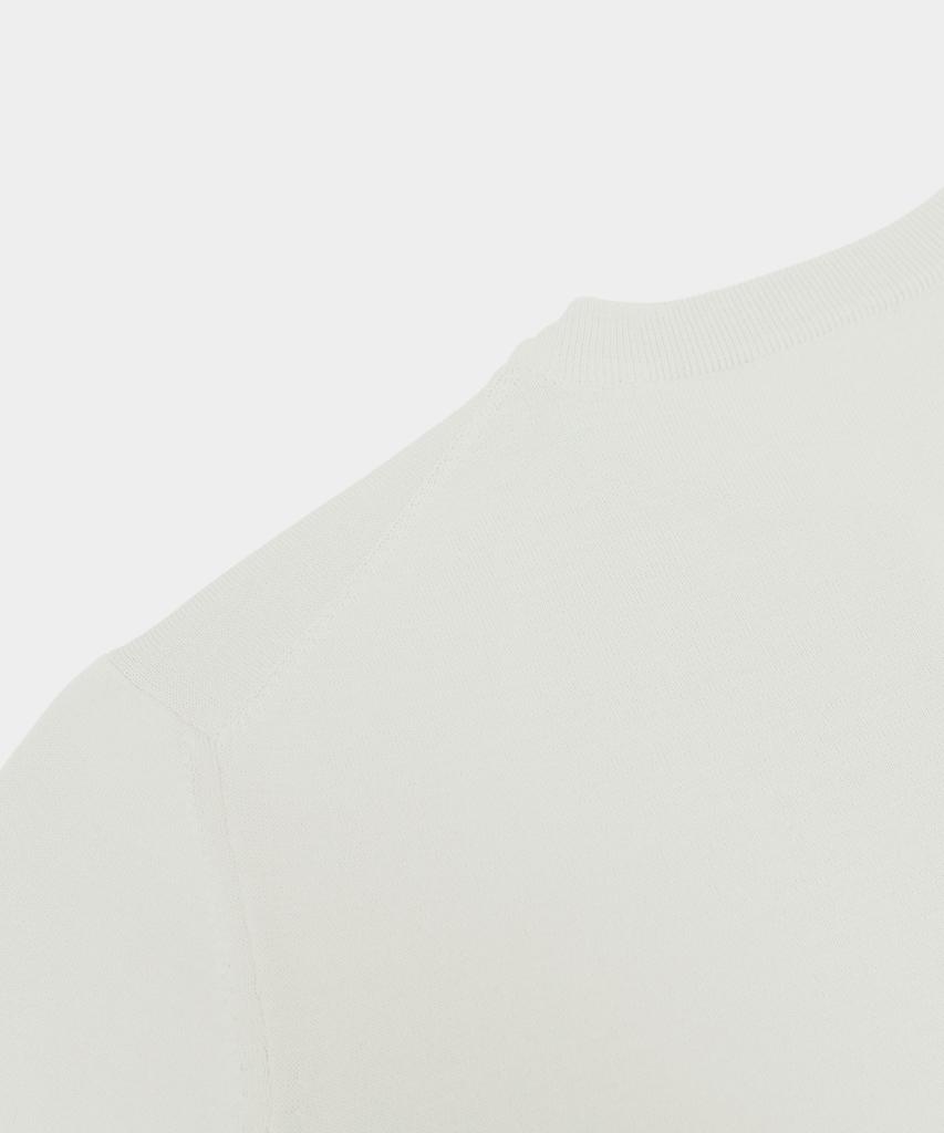 BIRBANTE Cool Mellow Crewneck Knit - Ivory