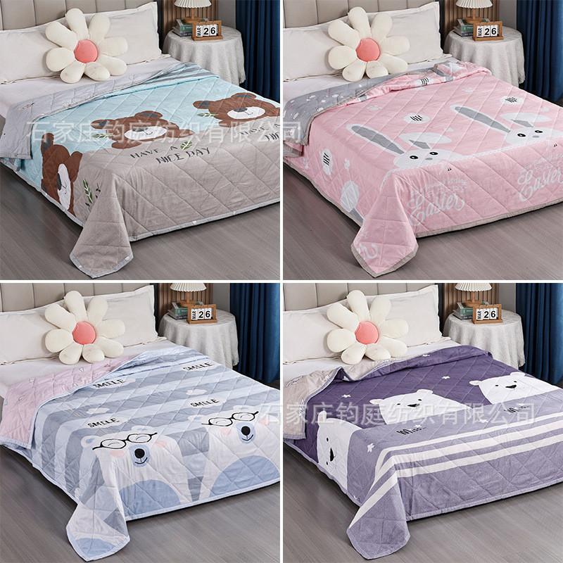 Животное Растение Летний Узор Принты Пододеяльник Одеяло Постельное Белье Для Студента Моющийся Комната