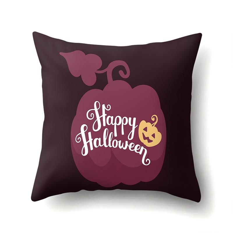 Хэллоуин Наволочка Подушка для поясницы автомобиля Тыква Чехол для диванной подушки Офис Дом Гостиная Наволочка