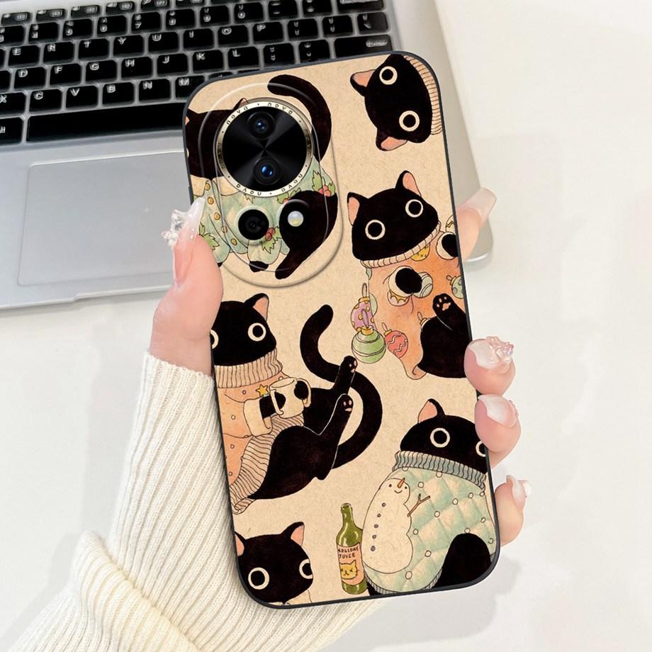 For Huawei nova 12 / Nova 12 Pro 12 Ultra Phone Case NOVA 12s 12 SE Cute Soft Liquid Silicone Shockproof Bumper Cover Soft Funda