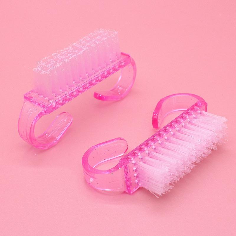 Small Glittery Horn Brush Nail Art Dust Cleaning Tool