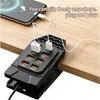 Data Channel USB Splitter Clamp-Mounted Desktop USB Charger Charging Station  Desktop