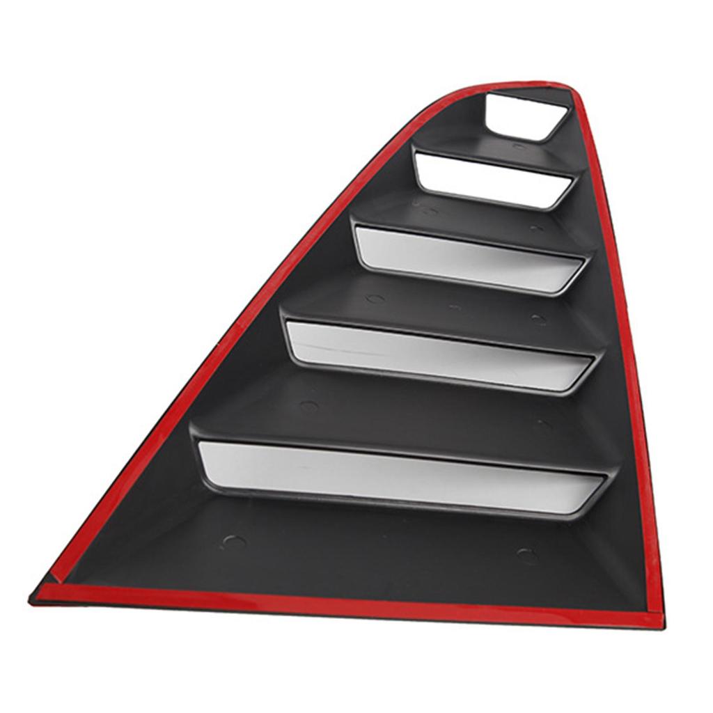 Rear Side Window Louvers Sun Shade Cover for Mustang 2015-2021