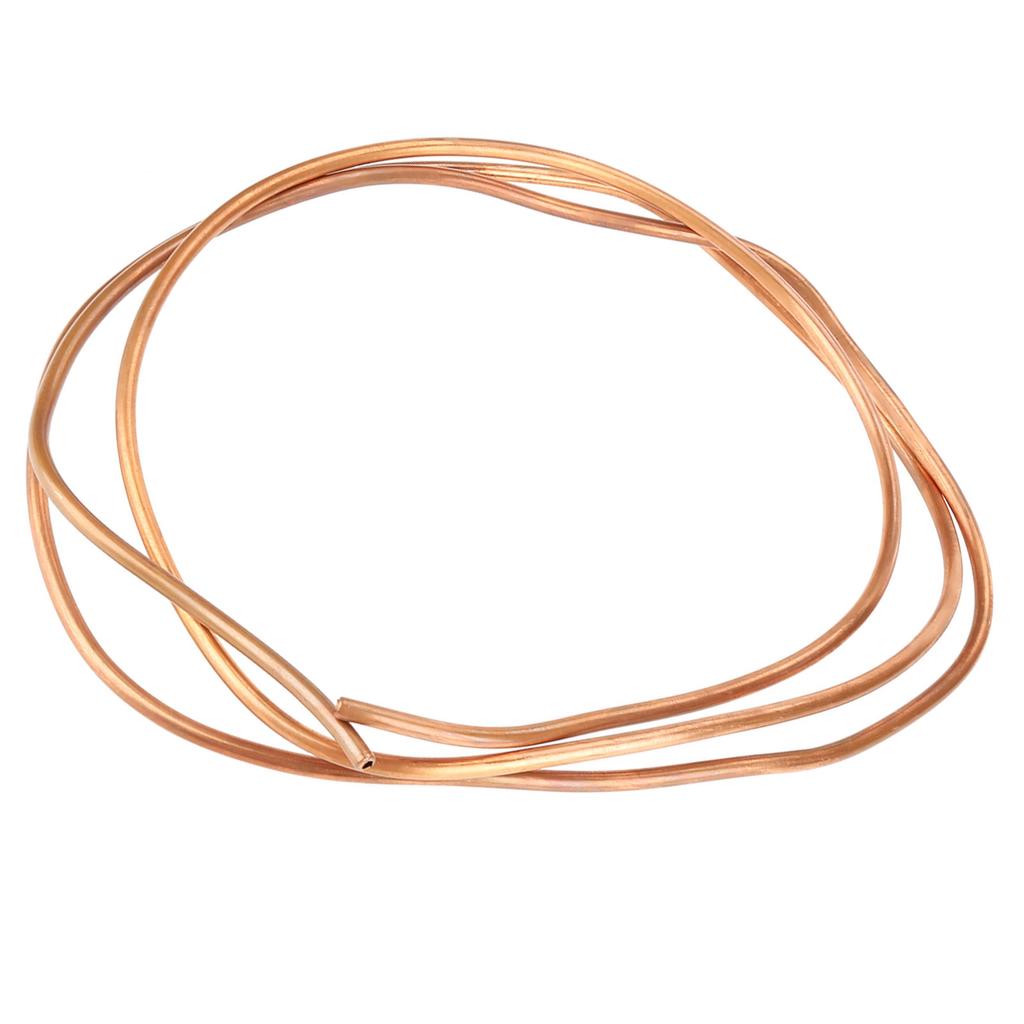 2m T2 Soft Copper Coil Tube Pipe ID 4mm OD 5mm Thickness 0.5mm for Refrigeration