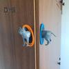 1/2 шт. Портал для кошек, украшение для двери, 3D-печать, настенное украшение в виде головы и хвоста кошки, для дома, офиса, гостиной, спальни, подарок любителям кошек