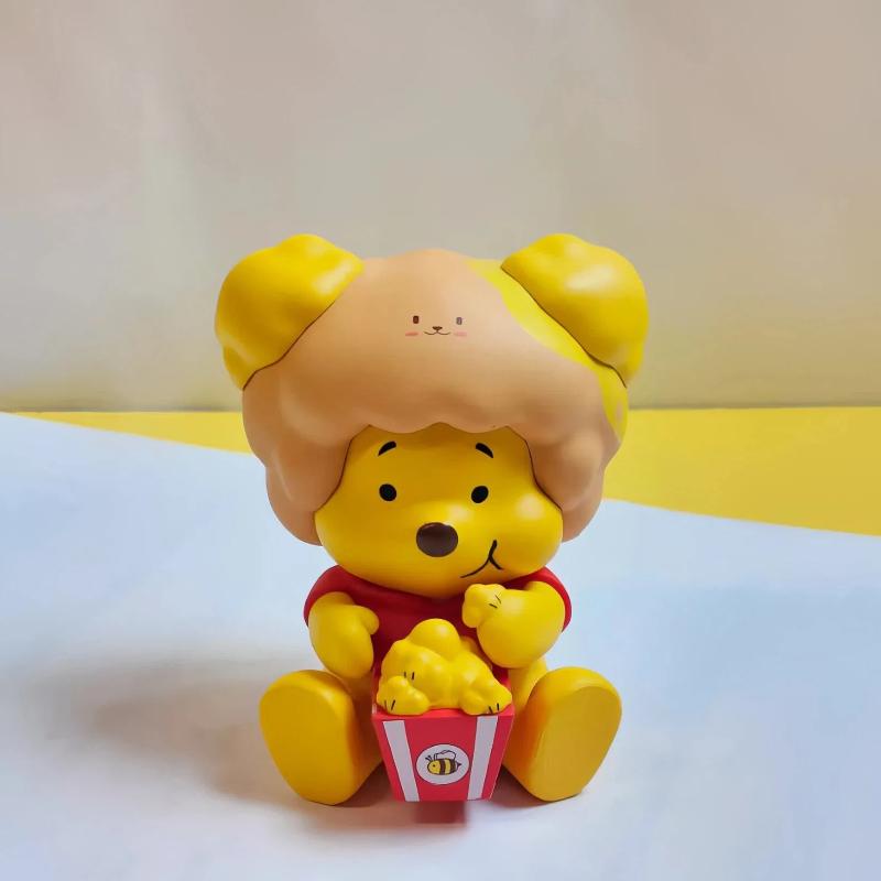 Spot Yellow Teddy Bear Blind Box Handmade Puppy Honey Pot Skin Clean Pig Cartoon Doll Desktop Decoration Surprise Holiday Gift