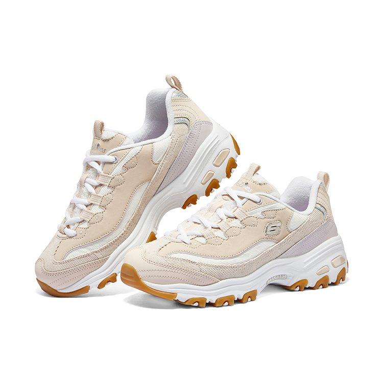 Skechers Dlites 1.0 'Бежевый Белый' Женские 896148-NTMT