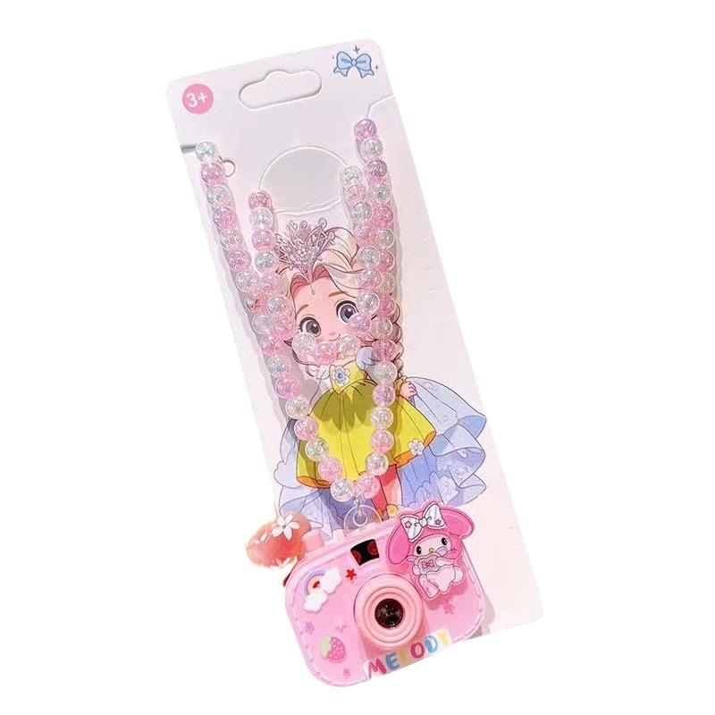 Детская светящаяся проекционная камера-ожерелье-игрушка - милый подарок из бисера для маленьких девочек