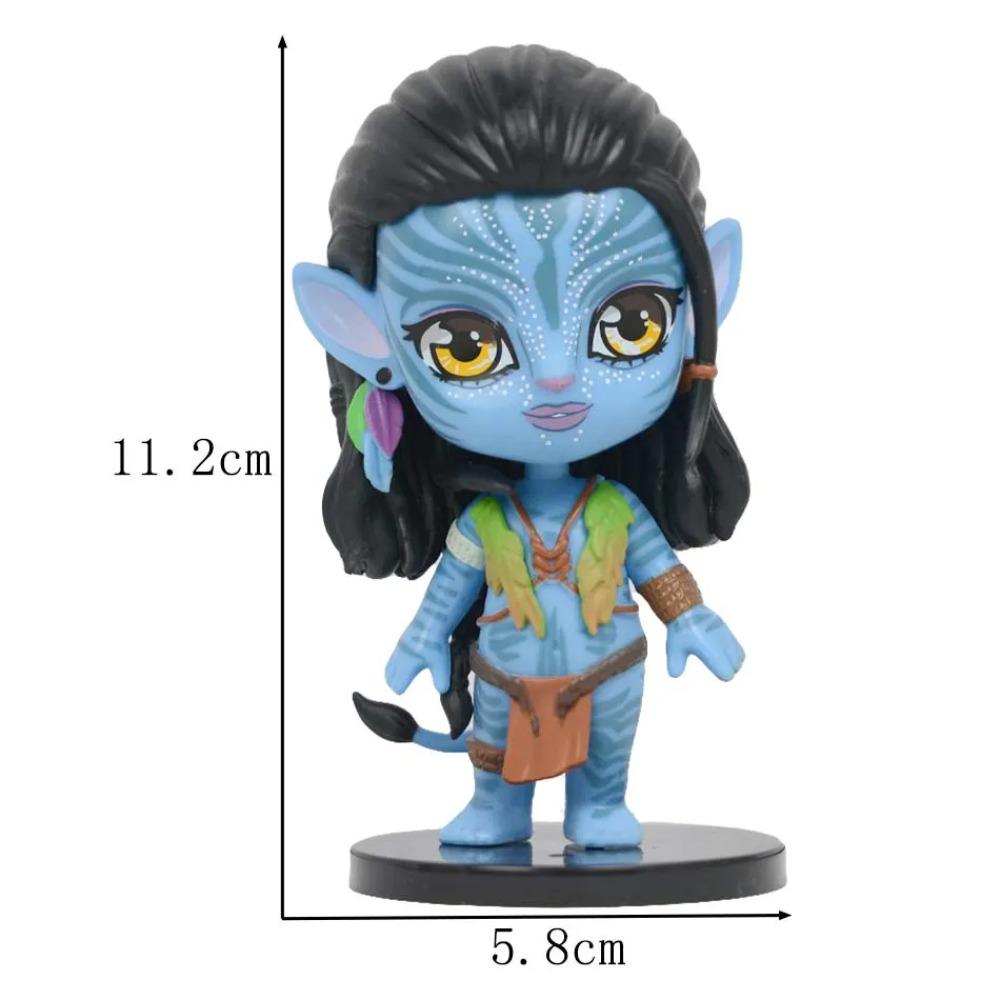 Аватар 2 Нейтири и Джейк Салли ПВХ Фигурка Модель Маленькие Статуэтки Коллекционные Предметы Настольные Украшения Модели Кукол Украшения Подарки