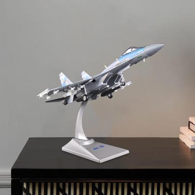 Масштаб 1/72 Модель самолета SU35 с подставкой для демонстрации авиации, металлический истребитель для