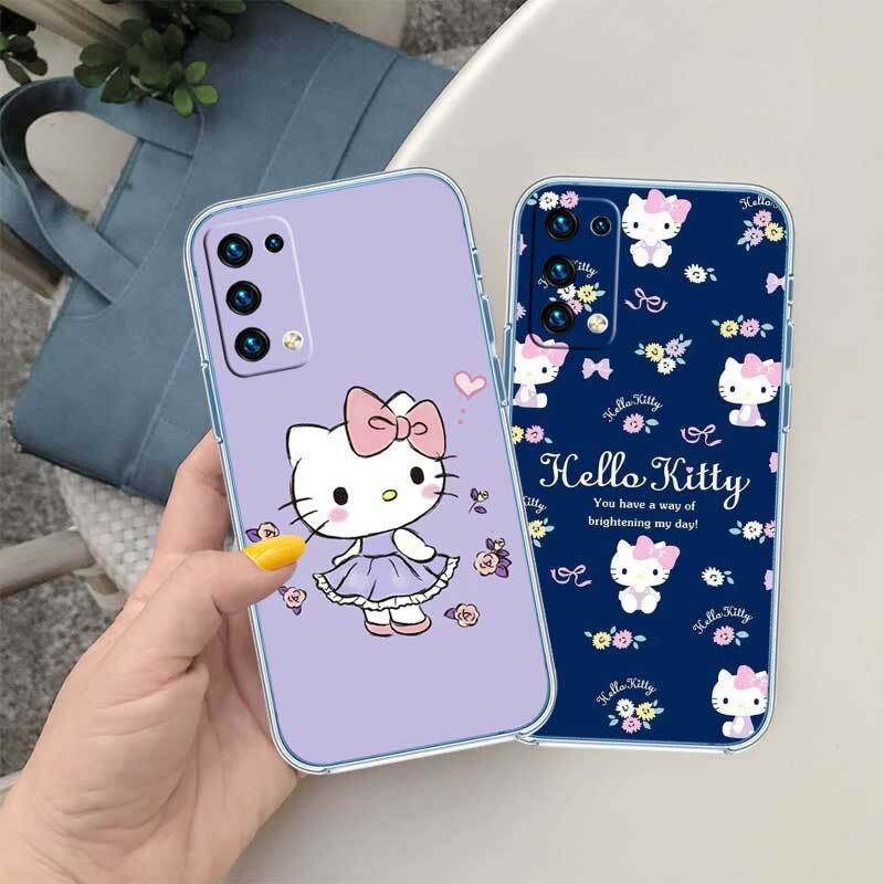 Милый чехол Hello Kitty для Motorola E7 E22 E20 E13 E15 E22S E30 E40 G10 G20 G04 G22 G23 G05 G75 G35 G55 G6 G7 G8 G9 Plus Power Play
