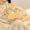 1 шт. Китайские веера Складной ручной веер Свадебные ручные веера Бамбуковый портативный веер Веер для танцев Веер для вечеринки Декоративный веер Ventilador