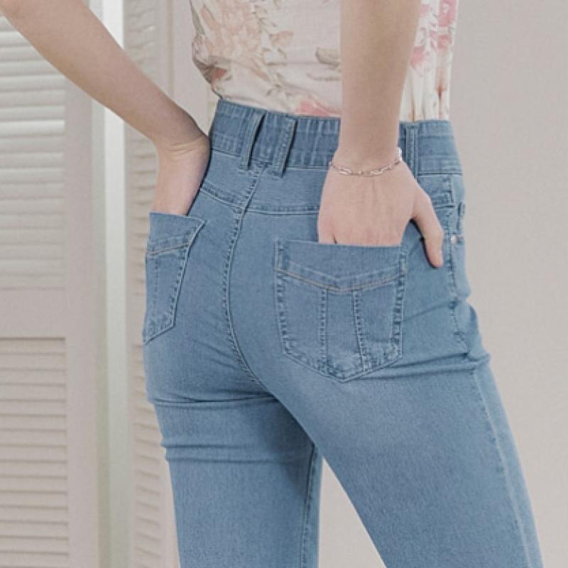 Bang Bang Women S Cool Denim Summer Lycra Stretch Sky