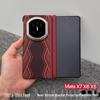 Магнитный чехол Huawei MateX7 - Тонкий, легкий, с текстурой карбона и защитой шарнира центральной оси, Коллекционное издание.