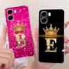 Чехол для Oppo A6x 4G Чехол OppoA6 5G CPH2831 Роскошный чехол с буквами и короной Мягкий тонкий чехол для телефона Для Oppo A6 4G OppoA6x 5G Задняя крышка Сумки