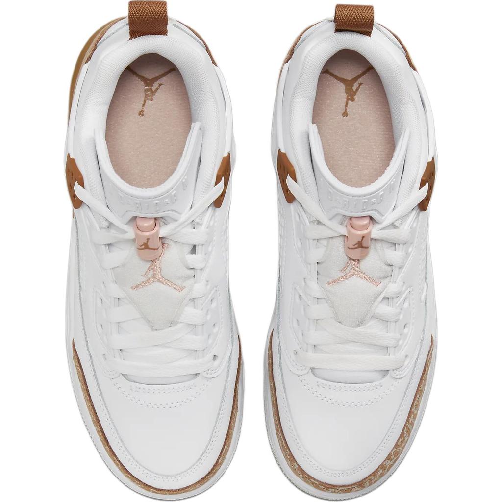 Air Jordan Spizike Low GS Archaeo Brown Kids Sneakers White Light-Bone Pink-Oxford FQ3950-101