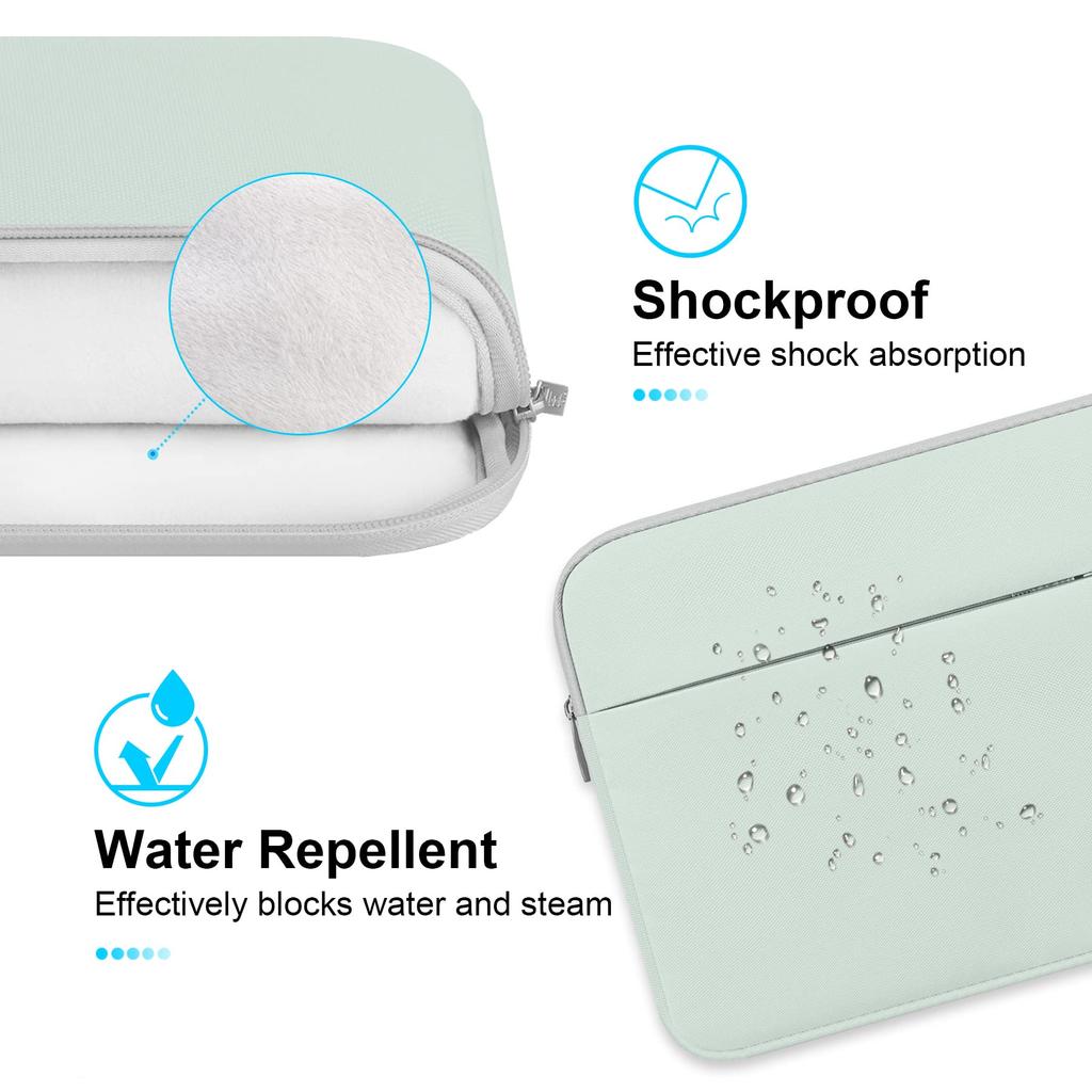 Чехол для ноутбука Lacdo, сумка для компьютера Acer ASUS ZenBook Pro 15 HP Lenovo IdeaPad ThinkPad Chromebook, зеленый 15,6" 15,6" Aspire/Predator, Inspiron,