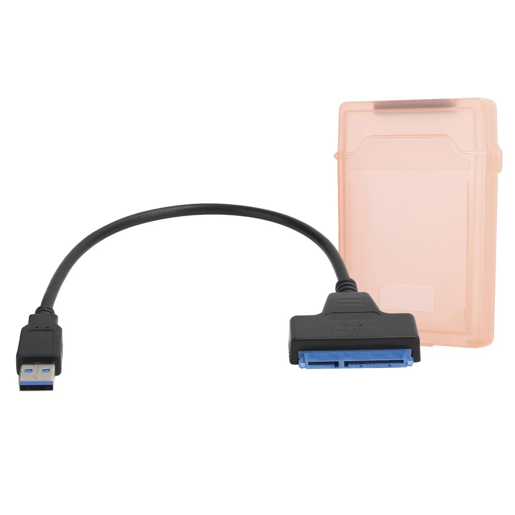 Кабель-адаптер для жесткого диска 2,5 дюйма SATA USB3.0 HDDSSD Conversion Cable с защитным боксомRed
