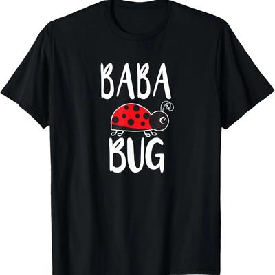 Мужская футболка Baba Bug Греческий Папа Забавная Божья Коровка