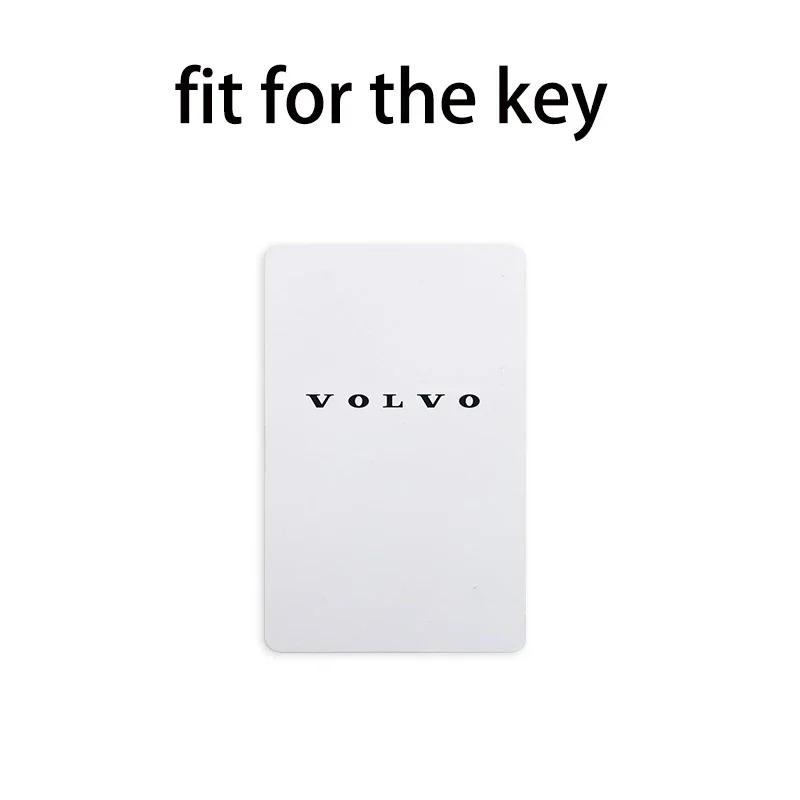Hub Caps Car Smart NFC Card Key Case Cover Key Bag Shell Holder Protector Fob For Volvo EM90 EX30 2024 Polestar Auto Interior Ac