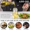 2 в 1 Диспенсер для масла-Распылитель маслаРаспылитель масла для приготовления пищиПищевой стеклянный распылитель масла и дозатор объемом 470 мл для приготовления пищи на кухне