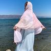 Paisley Sunscreen Scarf Shawl Knot Button National Style Cloak Fashion Cardigan Cape  Beachside