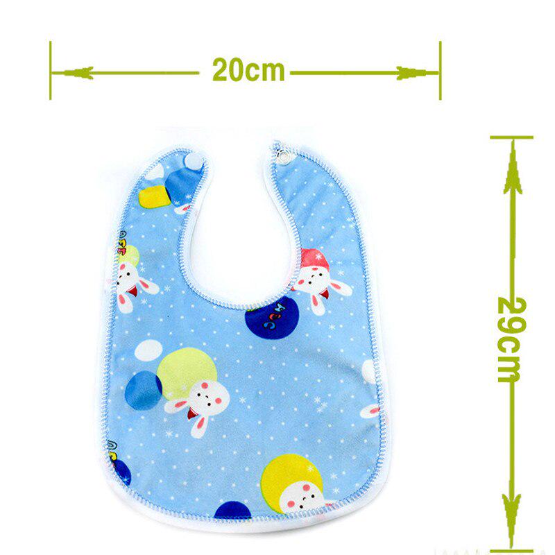 3PcBaby Bibs Bandana Waterproof Cotton Babadores Burp Saliva Towel Cartoon Boys Girls Accessories