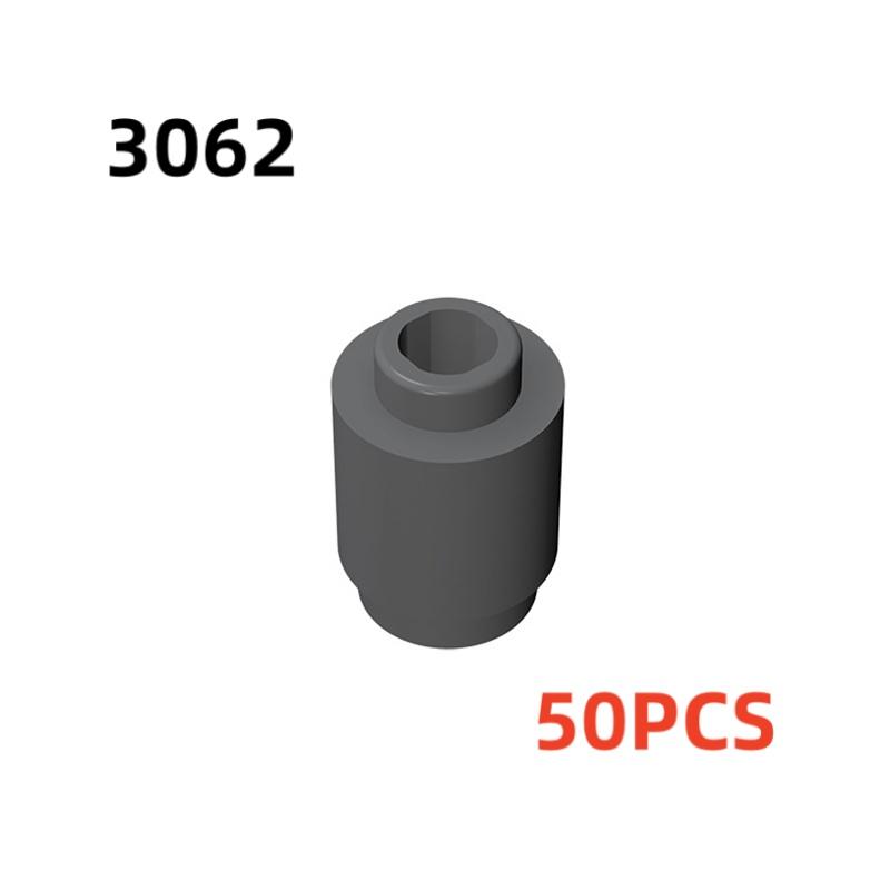 50 шт. 3062b 30068 35390 3062 аксессуары 1x1 цилиндрический кирпич DIY строительные блоки развивающие игрушки городская игрушка