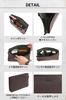 [Evoon] Changeable Clutch Bag, Genuine Leather, Clutch Bag, Men's Pouch, Shoulder Bag, Accessory Pouch, All In One (Dark Brown)